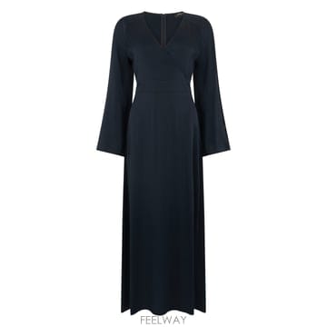 Fabiana Filippi 26SS �ĺ�Ƴ� �ʸ��� Maxi �巹�� with �� sleeves ABD266F175L7805146 TP526SS �ĺ�Ƴ� �ʸ��� Maxi �巹�� with �� sleeves ABD26