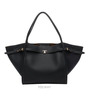 TOD S 미디움 레더 Shopping 백 XBWTIMA0300WKAB999 TP570484343