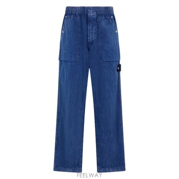 Stone Island 26SS ������Ϸ��� Loose �� trousers in technical fabric S143100001S26SS ������Ϸ��� Loose �� trousers in technical fabri