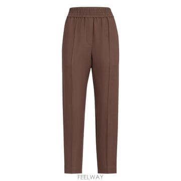 Brunello Cucinelli 26SS ���ڷ� ��ġ�ڸ� Baggy Pull �� trousers in viscose �� linen Flui26SS ���ڷ� ��ġ�ڸ� Baggy Pull �� trousers in visco