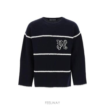 Palm Angels 23FW �ʿ����� ��Ʈ �� blend pullover PMHE048E23KNI0014603 TP577749323FW �ʿ����� ��Ʈ �� blend pullover PMHE048E23KNI0014