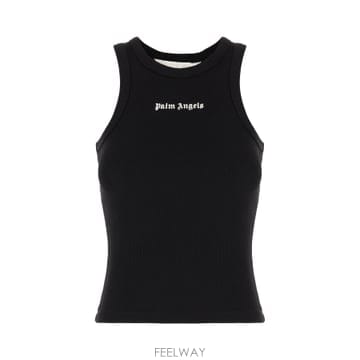 Palm Angels 26SS �ʿ����� Ŭ���� �ΰ� Fitted ��ũ ž PWAC024S26JER0011003 TP5746455126SS �ʿ����� Ŭ���� �ΰ� Fitted ��ũ ž PWAC024S26JER