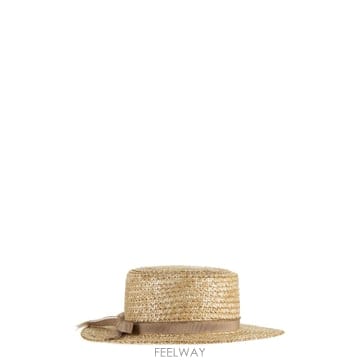 Fabiana Filippi 26SS �ĺ�Ƴ� �ʸ��� Raffia straw ���� with grosgrain ribbon SAD276A926SS �ĺ�Ƴ� �ʸ��� Raffia straw ���� with grosgrain 