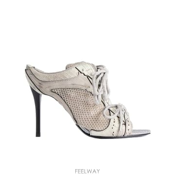 26SS Balenciaga Stapler heeled 뮬 853765WSPLH1300 TP574009355