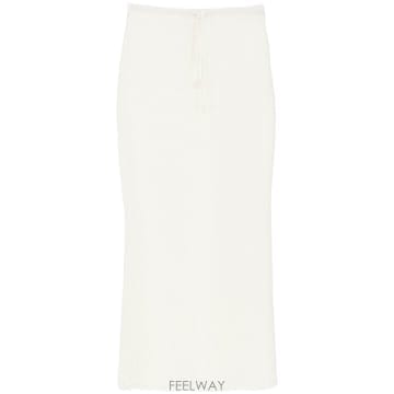 Self Portrait 25SS Self portrait maxi crochet ��ĿƮ for SS24095MSKWWHITE TP525SS Self portrait maxi crochet ��ĿƮ for SS24095MSKW