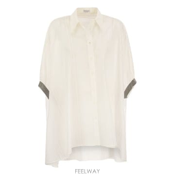 Brunello Cucinelli 23SS ���ڷ� ��ġ�ڸ� Monile texture ���� MH786RK606C9720 TP57035797023SS ���ڷ� ��ġ�ڸ� Monile texture ���� MH786RK606C
