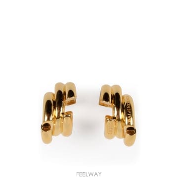 Balenciaga 26SS Balenciaga Earrings with engraved �ΰ� 856281TZ77G0027 TP26SS Balenciaga Earrings with engraved �ΰ� 856281TZ77