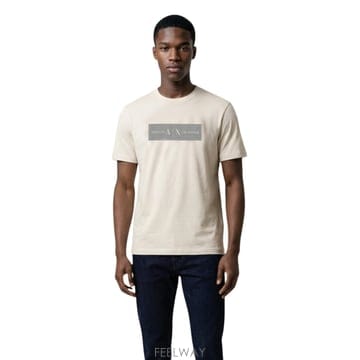 Armani 26SS �Ƹ����� �ͽ�ü���� T ���� a girocollo con �ΰ� lettering �Ƹ����� �ͽ�ü����26SS �Ƹ����� �ͽ�ü���� T ���� a girocollo con �ΰ� l