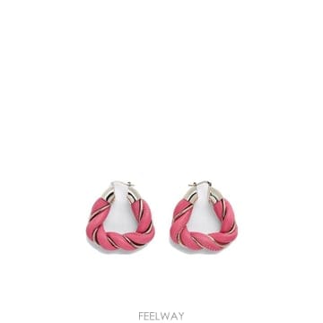 Bottega Veneta 25SS ���װ�����Ÿ Braided earrings in Bon Bon color 657438V507C56025SS ���װ�����Ÿ Braided earrings in Bon Bon color 65