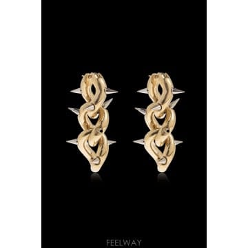 Acne 26SS ��ũ�� Studios Earrings with decorative spikes ACWNJEWE00026SS ��ũ�� Studios Earrings with decorative spikes AC