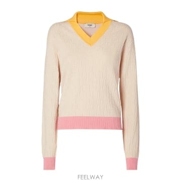 Fendi Pull Color Block Ff FZXE95AW4SF0WC4 TP574148124