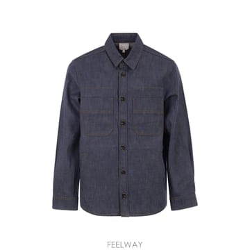 26SS A P C  코튼 데님 셔츠 with patch pockets COHLXM32027IAA TP575