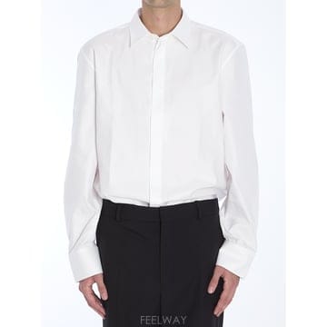 Saint Laurent 25SS ���ζ� ���� in striped ��ư poplin 795529Y1J119000 TP57212048725SS ���ζ� ���� in striped ��ư poplin 795529Y1J11900