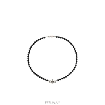 ViVienne westwood 26SS ���� ����Ʈ��� Chocker Messaline with decorative ũ����Ż 63030026SS ���� ����Ʈ��� Chocker Messaline with decorati