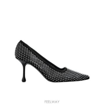 Jimmy Choo 25FW ������ Stilettos Ixia IXIA80QHSBLACKCRYSTAL TP57320950125FW ������ Stilettos Ixia IXIA80QHSBLACKCRYSTAL TP573