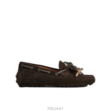 26SS TOD S 브라운 Suede 레더 로퍼 XXW22L0KG90UAW9Q20 TP572367292