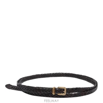 26SS Etro Braided 레더 벨트 WP3B0068AE317M0696 TP575114181