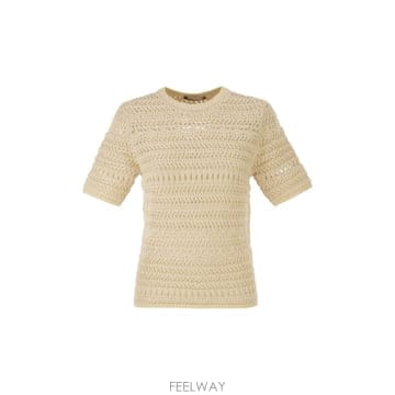 Fabiana Filippi 26SS �ĺ�Ƴ� �ʸ��� ��Ʈ ������ ���� in fancy crochet stitch with sequins26SS �ĺ�Ƴ� �ʸ��� ��Ʈ ������ ���� in fancy crochet