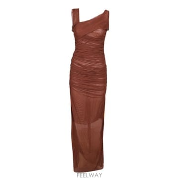 | Other Brand | 26SS AMEN Stretch net fabric  One ��� design  Elegant ruching26SS AMEN Stretch net fabric  One ��� design  Elegant