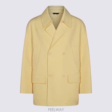 FENDI 25FW Fendi �� DOUBLE BREASTED PEA ��Ʈ FW1415AOYAF0QJ6 TP57839725FW Fendi �� DOUBLE BREASTED PEA ��Ʈ FW1415AOYAF0QJ6
