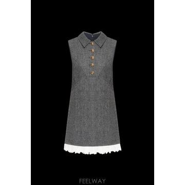 Self Portrait 26SS Self portrait �巹�� with a herringbone pattern SS26028SGR26SS Self portrait �巹�� with a herringbone pattern S