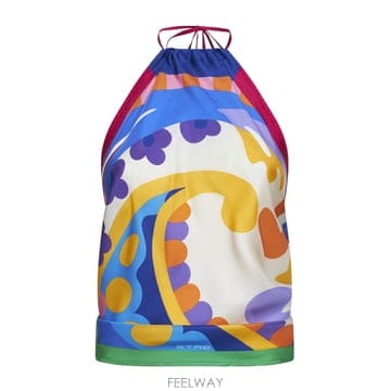 ETRO 26SS Etro ��Ƽ �÷� ��ũ Sleeveless ž With All Over Paisley Motif26SS Etro ��Ƽ �÷� ��ũ Sleeveless ž With All Over P