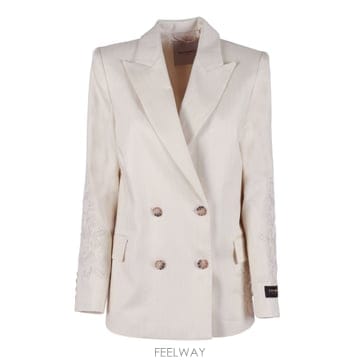 | Other Brand | 26SS ERMANNO DI E SCERVINO Double breasted �������� D48EI023ER3M26SS ERMANNO DI E SCERVINO Double breasted �������� D4