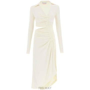 Off White 23SS Off ȭ��Ʈ �巹�� WITH RUFFLES OWDB455S23FAB0010400 TP577749223SS Off ȭ��Ʈ �巹�� WITH RUFFLES OWDB455S23FAB00104