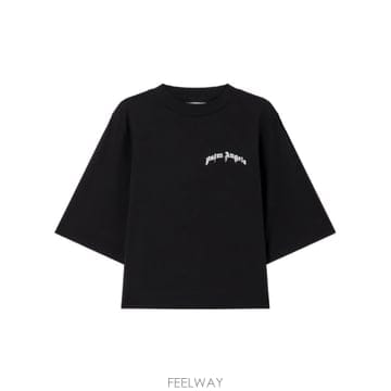 Palm Angels 26FW �ʿ����� �̴� CURVED �ΰ� BOXY TEE PWAA079S26JER0031003 TP5746426FW �ʿ����� �̴� CURVED �ΰ� BOXY TEE PWAA079S26JER0