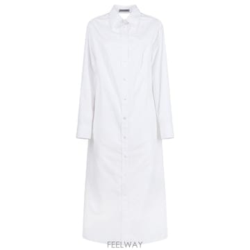 Balenciaga 26SS Balenciaga DRAPED BACK ��ư POPLIN �巹�� 872283TUM209000 TP26SS Balenciaga DRAPED BACK ��ư POPLIN �巹�� 872283T