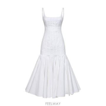 Jacquemus 26SS ��ũ���� ȭ��Ʈ Agave Midi �巹�� In ��ư DRW00231AW00351100 TP578926SS ��ũ���� ȭ��Ʈ Agave Midi �巹�� In ��ư DRW0023