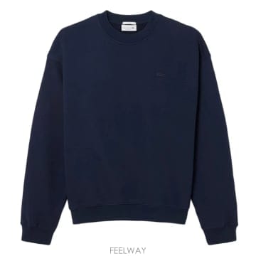 LACOSTE LACOSTE FELPA UOMO LOOSE �� SH7745BLU TP570478002LACOSTE FELPA UOMO LOOSE �� SH7745BLU TP570478002