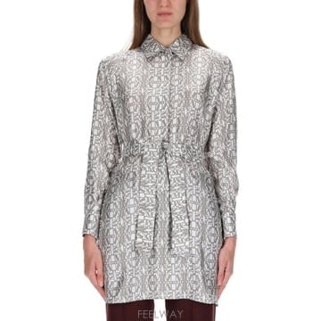 Max Mara 25FW �������� ����Ʈ ��ũ CHEMISIER �巹�� 2521226072600047001 TP575551125FW �������� ����Ʈ ��ũ CHEMISIER �巹�� 25212260726