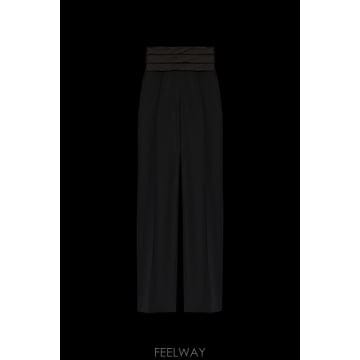 Balmain 25FW Balmain �� trousers with stitching on the legs EF1PO161M25FW Balmain �� trousers with stitching on the legs EF
