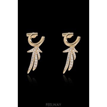 Ferragamo ����䷹ ��󰡸� Earrings with shimmering ũ����Ż 760969EARPIUMASM7940����䷹ ��󰡸� Earrings with shimmering ũ����Ż 76