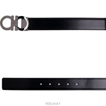 살바토레 페라가모 Gancini Reversible 레더 벨트 679535644557 TP572116559