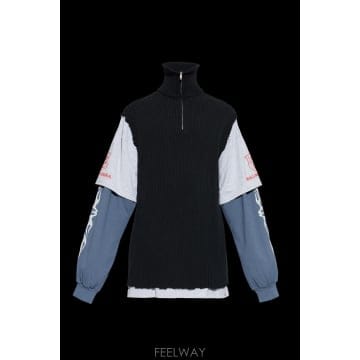Balenciaga 26SS Balenciaga ����Ʈ ���� with combined fabrics 856675T3435100026SS Balenciaga ����Ʈ ���� with combined fabrics 8566