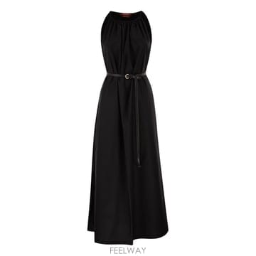 Max Mara 26SS �������� STUDIO MSTZUPPA   ��ư halterneck maxi �巹�� with ��Ʈ 226SS �������� STUDIO MSTZUPPA   ��ư halterneck maxi 