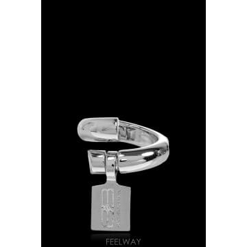 Balenciaga 26SS Balenciaga Ring with engraved �ΰ� 856328TZ77S0926 TP574626SS Balenciaga Ring with engraved �ΰ� 856328TZ77S092