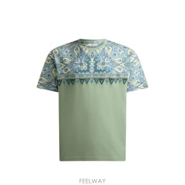 ETRO 26SS Etro T ���� in cotone con stampa piazzata Etro MRMA0002AK26SS Etro T ���� in cotone con stampa piazzata Etro MR