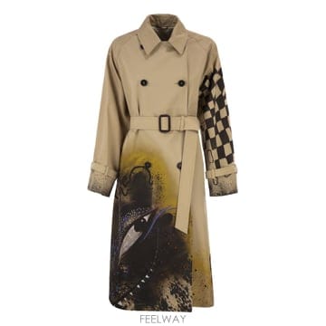 Max Mara 26SS �������� WKSPECCATI   Patterned water repellent gabardine Ʈ26SS �������� WKSPECCATI   Patterned water repellent g