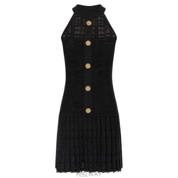 Balmain 26SS Balmain Tartan ��Ʈ �巹�� GF1R3375KJ360PA TP57184369826SS Balmain Tartan ��Ʈ �巹�� GF1R3375KJ360PA TP5718