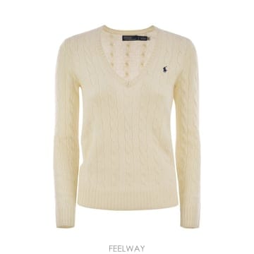 Ralph Lauren ���� ���� �η� �� �� ĳ�ù̾� cable V �� ������ 211910422001 TP572150751���� ���� �η� �� �� ĳ�ù̾� cable V �� ������ 211910