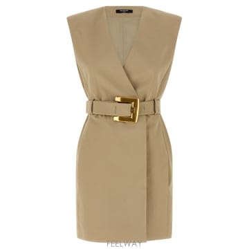 26SS Balmain Anthem 드레스 GF1R5168CG430AN TP571388635