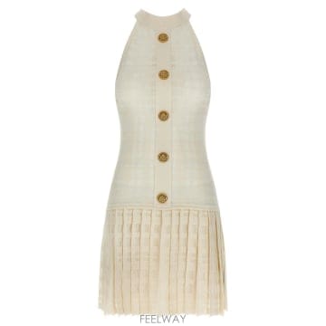 Balmain 26SS Balmain Tartan ��Ʈ �巹�� GF1R3375KJ360KA TP57184364826SS Balmain Tartan ��Ʈ �巹�� GF1R3375KJ360KA TP5718
