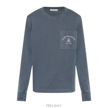 26SS Moncler 롱 sleeve T 셔츠 L10918D0000189BAL742 TP572908205