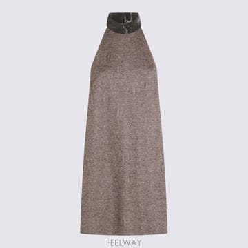 Brunello Cucinelli 25FW ���ڷ� ��ġ�ڸ� ���� �巹�� MG529A5412C136 TP57183713825FW ���ڷ� ��ġ�ڸ� ���� �巹�� MG529A5412C136 TP57