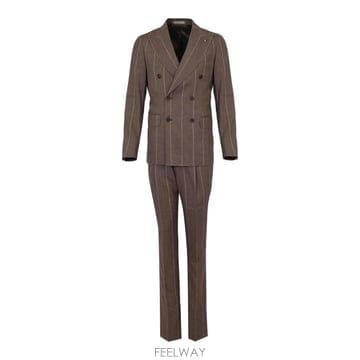 CORNELIANI 26SS CORNELIANI ���� striped linen �� �� blend �巹�� 27NZ9427673426SS CORNELIANI ���� striped linen �� �� blend �巹