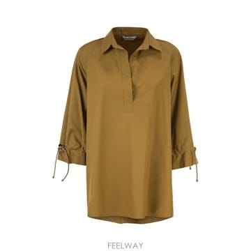 Max Mara 26SS �������� MXMADORNI   ��ư poplin ����콺 2611191062600014 TP574126SS �������� MXMADORNI   ��ư poplin ����콺 2611191