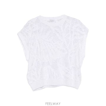Brunello Cucinelli 26SS ���ڷ� ��ġ�ڸ� DAZZLING WATER LILLIES ��Ʈ T ���� IN LINEN �� ��ư26SS ���ڷ� ��ġ�ڸ� DAZZLING WATER LILLIES ��Ʈ T 